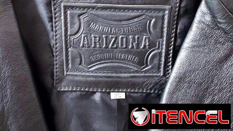 ABRIGO TIPO BLASER DE PIEL MARCA ARIZONA TALLA XL. Llamar a Pavón 52430370