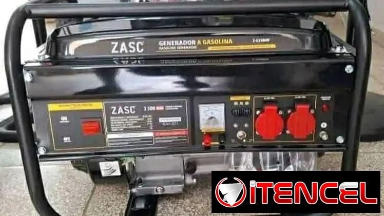 🔥 ¡Planta Eléctrica 3500W Zasc con Doble Voltaje 110V/220V! – Solo 400 USD