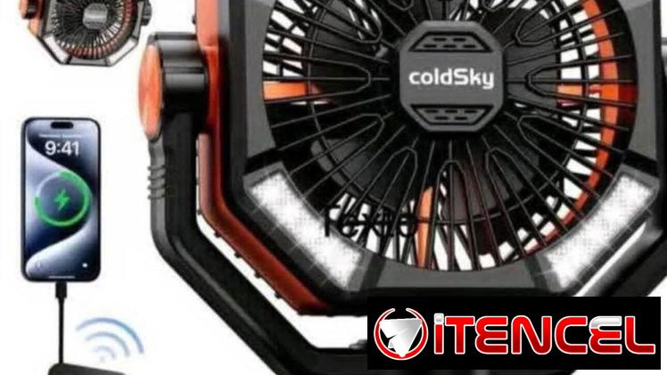 Llegó el mejor Ventilador de bateria CON  20mil amperes, marca Coldsky la ideal para estos momentos tan calurosos, 60 US