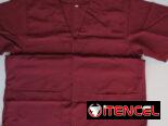 UNIFORME MEDICO TALLA L ROJO VINO