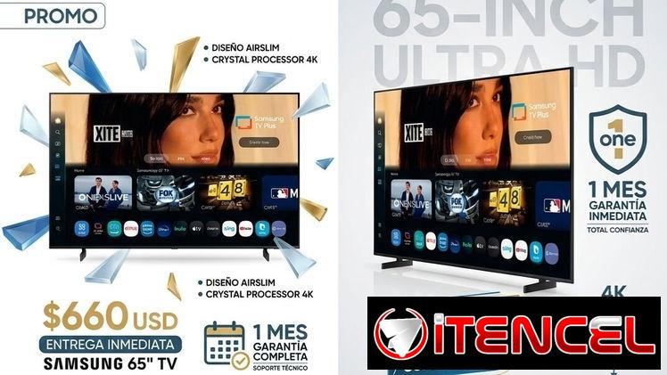 ✅ TV SAMSUNG CRYSTAL UHD 65″