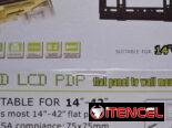 Bases de Tv (14″-55″). Fijas y Articuladas. Nuevas y con todos los accesorios para el monteje