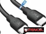 Cables 1Hora 3A 1metro Datos Carga Rápida (tipo c a tipo c  y tipo c a USB);