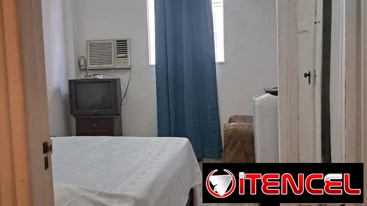 Rento en Vedado de forma lineal Apartamento de 1 cuarto en 17 y 18 2⁰ piso Amueblado y equipado