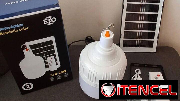 == BOMBILLO SOLAR DE 20W