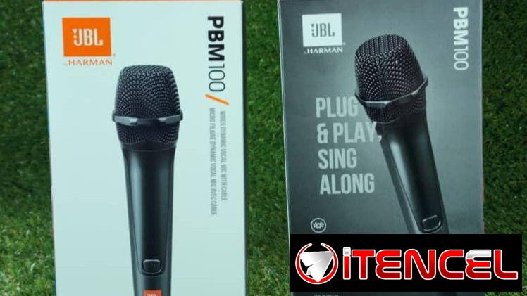 Micrófono JBL PBM100 en sus 📦.