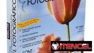 Kirkland …Papel fotografico , Paquete de 150 hojas – en el Vedado