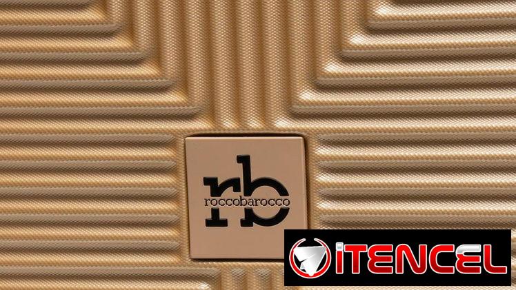 MALETA TROLLEY GRANDE ROCCO BAROCCO ORO/GOLD NUEVA DE PAQUETE(CON RUEDA PARTIDA)