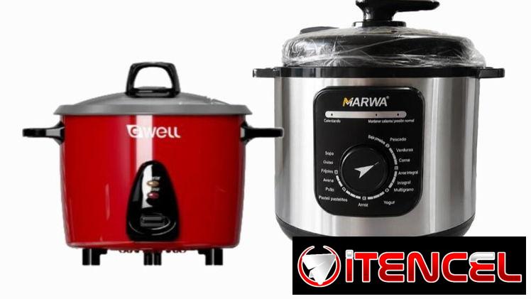 Combo Olla Reyna MARWA 6L+Arrocera Gwell 1.4L en venta
