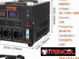 Transformador Convertidor de Voltaje VEVOR 5000W 110V-220V | MENSAJERÍA INCLUIDA