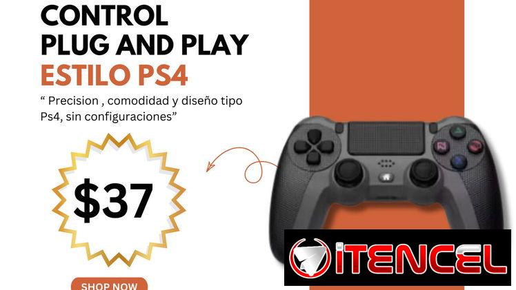 Mando Plug and Play estilo Ps4