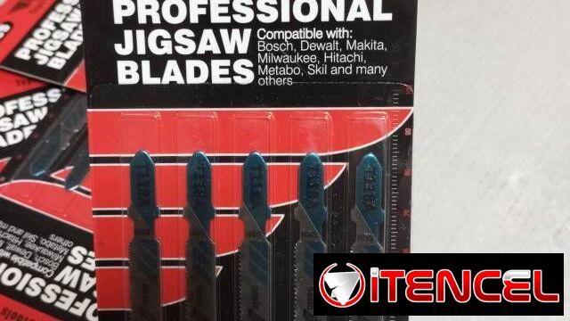 Paquete de 5 hojas de cuchillas de calar para METAL
