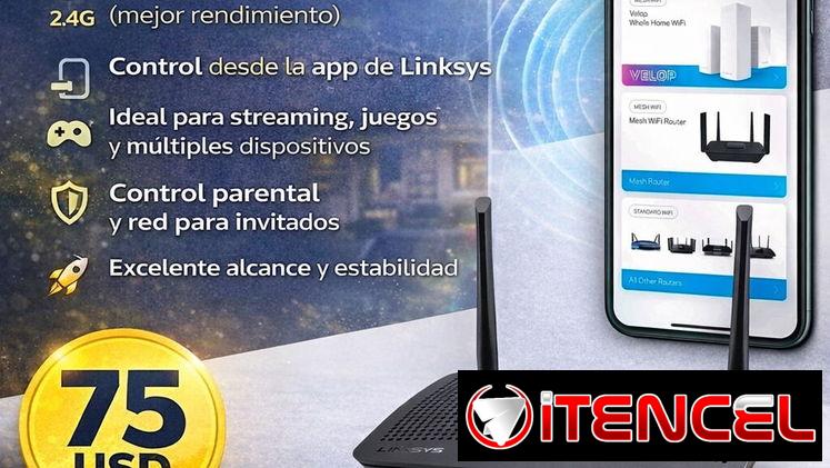 💻 Router WiFi Mesh Linksys MR6350 – AC1300 Dual-Band