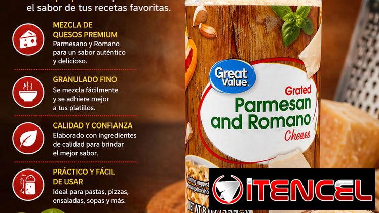 Queso parmesano rallado