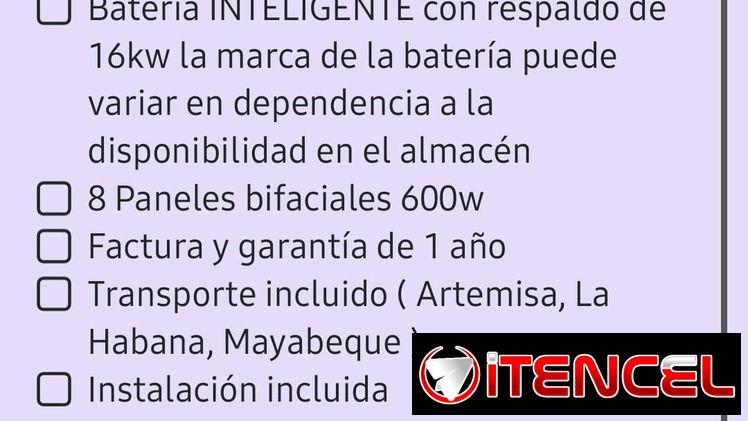 Vendo Kit solares con instalación incluida, d diferentes precios,no t qdes sin el tuyo,tengo mensajería por todo el país