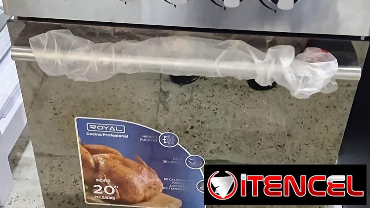 Fogón de gas con horno de 4 hornillas con magneto marca ROYAL