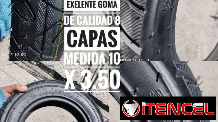 Gomas ring 10 x 350 antirresbalantes de pista 8 capas💯✨💯