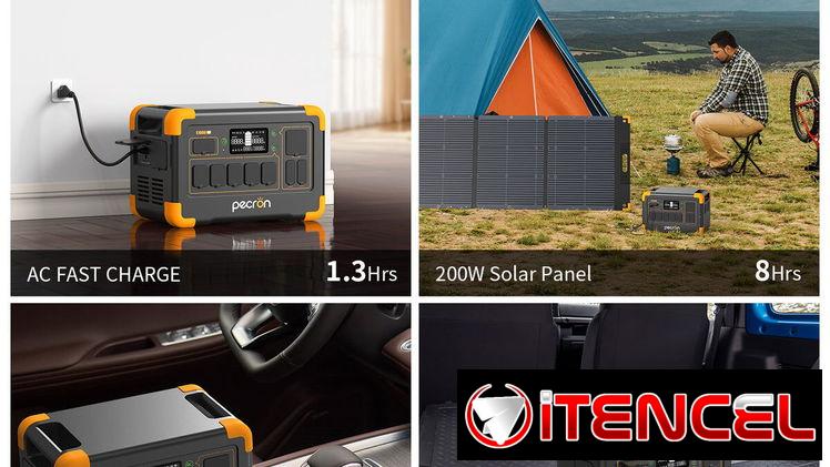 🔋 PEACRON – Estación de Energía 1800W/1024Wh con Carga Ultra Rápida ⚡