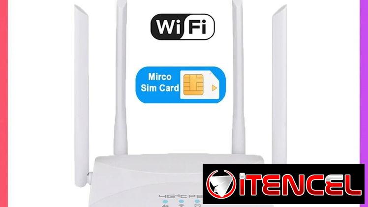 Router 4G LTE con 4 Antenas 4G Modem CALIDAD Tarjeta SIM | Wifi Potente Datos móviles NUEVO a Estrenar