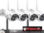 Sistemas de cámaras de Seguridad//CCTV Hiseeu 4 cámaras//IP66//Visión Nocturna//Nuevo