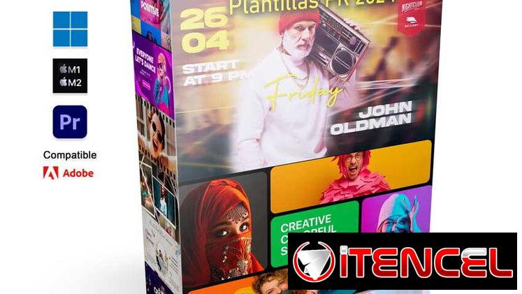 Plantillas y Plugins Profesionales de Video+Fotos Full-HD para Adobe