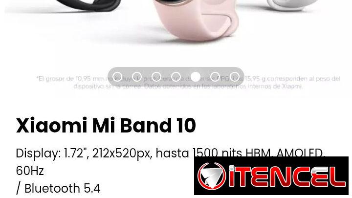 Xiaomi Mi Band 10. Nueva con garantía