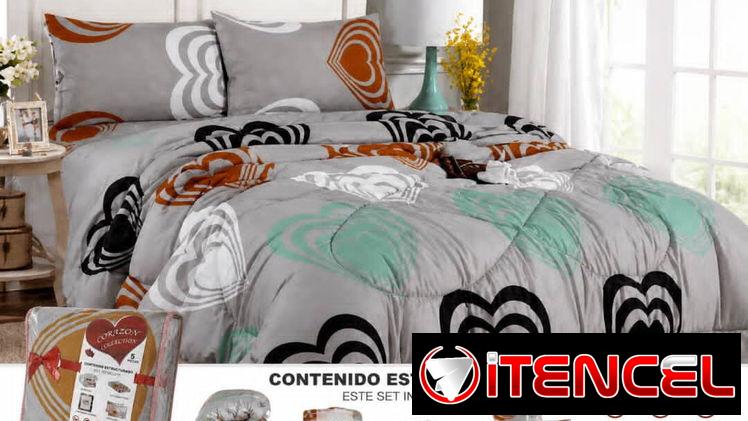 🛏️ Juego de Edredón – 5 Piezas (King)  💰 Precio: 75 USD. Excelente regalo. WhatsApp 56249038
