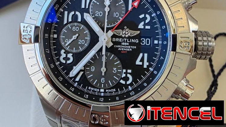 breitling avenger chronograph gmt automático swiss made