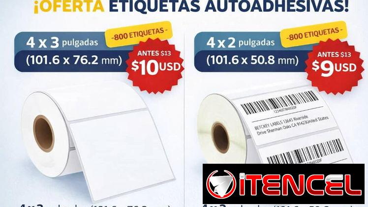 Etiquetas Blancas/pegatinas autoadhesivas de trasferencia térmica