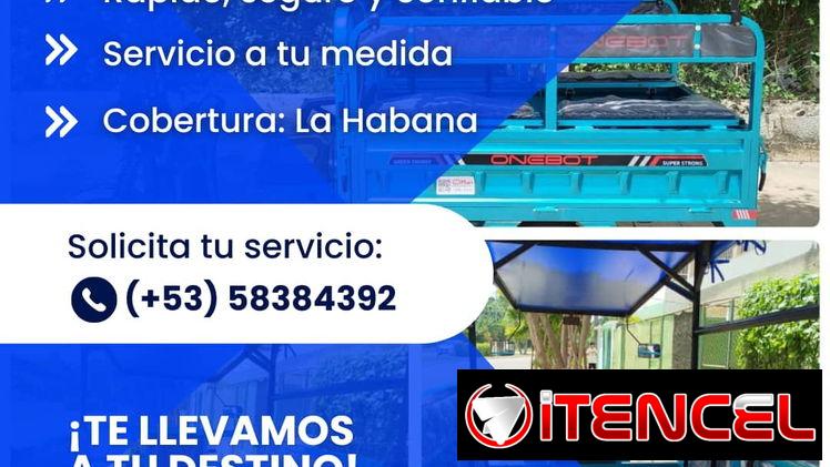 🌱 Servicio de Transporte en Triciclo eléctrico para Mercancía, Mudanzas y Pasajeros