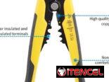 Pinza pelacables para trabajos de electricidad y electrónica para su carro.