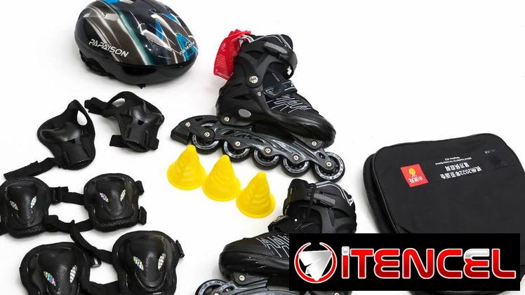🛼 NOS FUIMOS EN PATINES 🛼 SET COMPLETO DE PATINES CASCO PROTECCIÓN CODOS Y RIDILLAS + CONOS. TLF 54833699