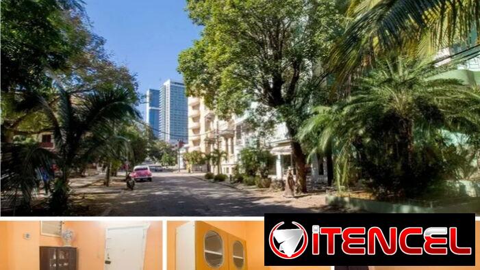 ___Se__ReNtA___Apto independiente en bajos__25yO__Vedado___78791900
