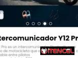 Intercomunicador Y12 Pro. Perfecto para mantenerte conectado, escuchar música o seguir el GPS