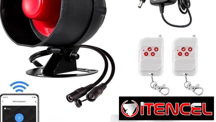 ALARMAS INTRUSOS WIFI tipo SIRENA trompeta KITs variosHOST inalámbrica