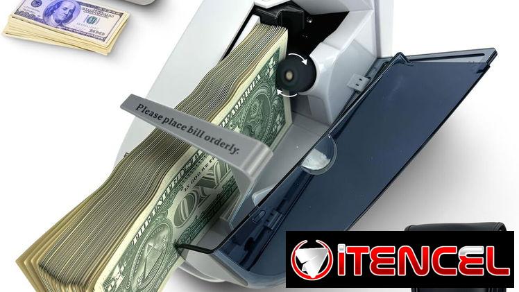 Máquina de contador de dinero portátil