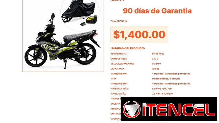 MT 125 CC Motocicleta Ahorro: Combo Candado Alarma y Funda Protectora VPT#-0356