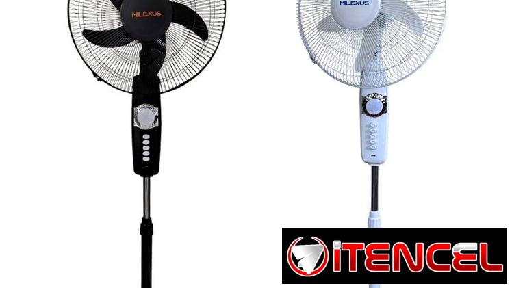 Ventilador recargable de 16 pulgadas marca Milexus