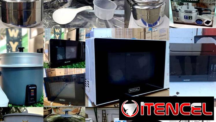 Equipos electrodomésticos variados ollas, microwares, batidora, cafetera, freidora ….