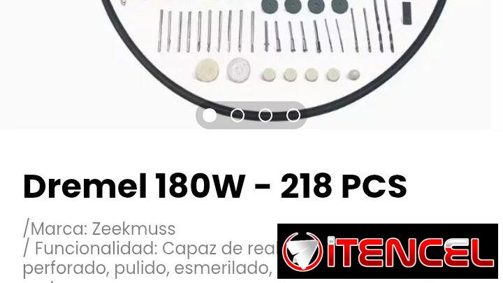 Dremel 180W – 218 PCS. Marca: Zeekmuss