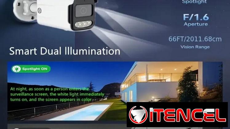 Camara IP POE 4MP Full Color, Audio, H265, lente 2.8mm 58757374