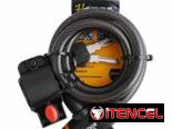 Candado Hoteche para motos y bici motos anti corte 2 llaves anti copia con aditamento adicional para llevar el Candado