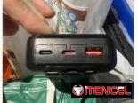 Power Bank Kepswin 50 000mAh carga rápida, pantalla LED, 3 cables USB-C, iOS, USB-A $60 USD Transporte Adicional