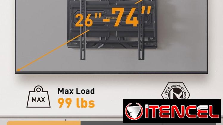 📺🔩 SOPORTE TV FULL MOTION 26–74” PERLEGEAR AJUSTABLE 💥 ENVÍO DISPONIBLE* + GARANTÍA**