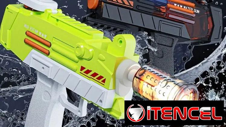 💦 Pistola de Agua Eléctrica con Luces LED | NUEVA