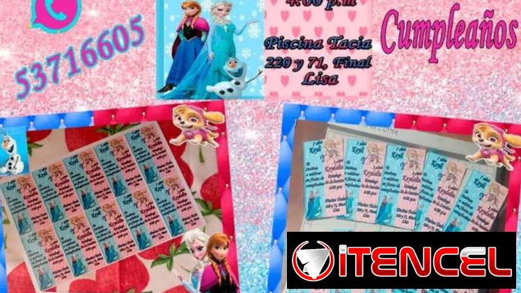 Invitaciones para cumpleaños y cualquier evento (y otros servicios afines)