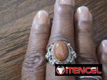 Vendo anillo de plata cifrado con piedra venturina
