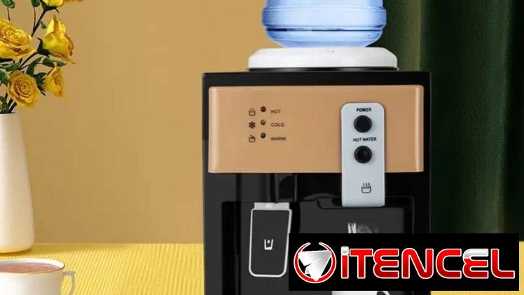 Dispensador de agua fría y caliente con botellón