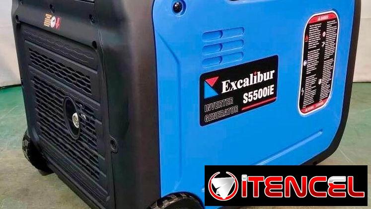 40% de descuento en generador Excalibur S5500iE 5,5 kW con arranque remoto, inversor(muy económico), silencioso, Factura