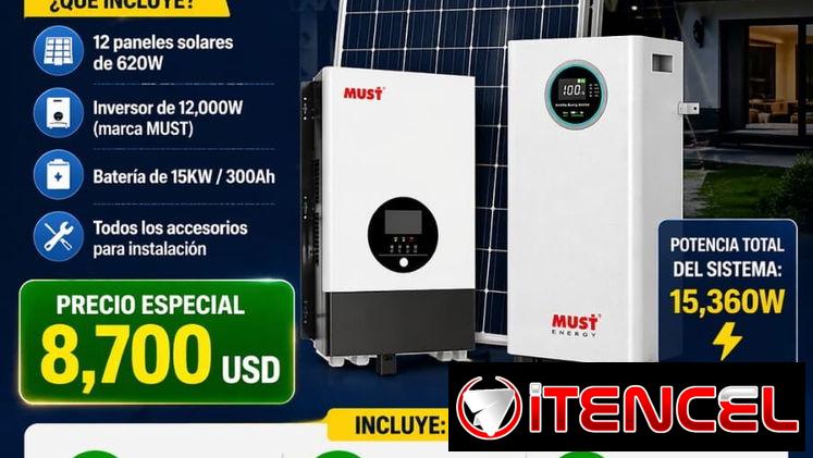 Kit solar completo 12 KW